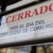 Atención: Hoy los negocios permanecen cerrados por Día del Empleado de Comercio