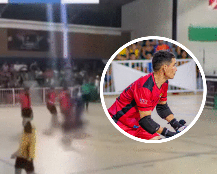 Terrible: festejaba un penal atajado y murió en pleno partido de futsal