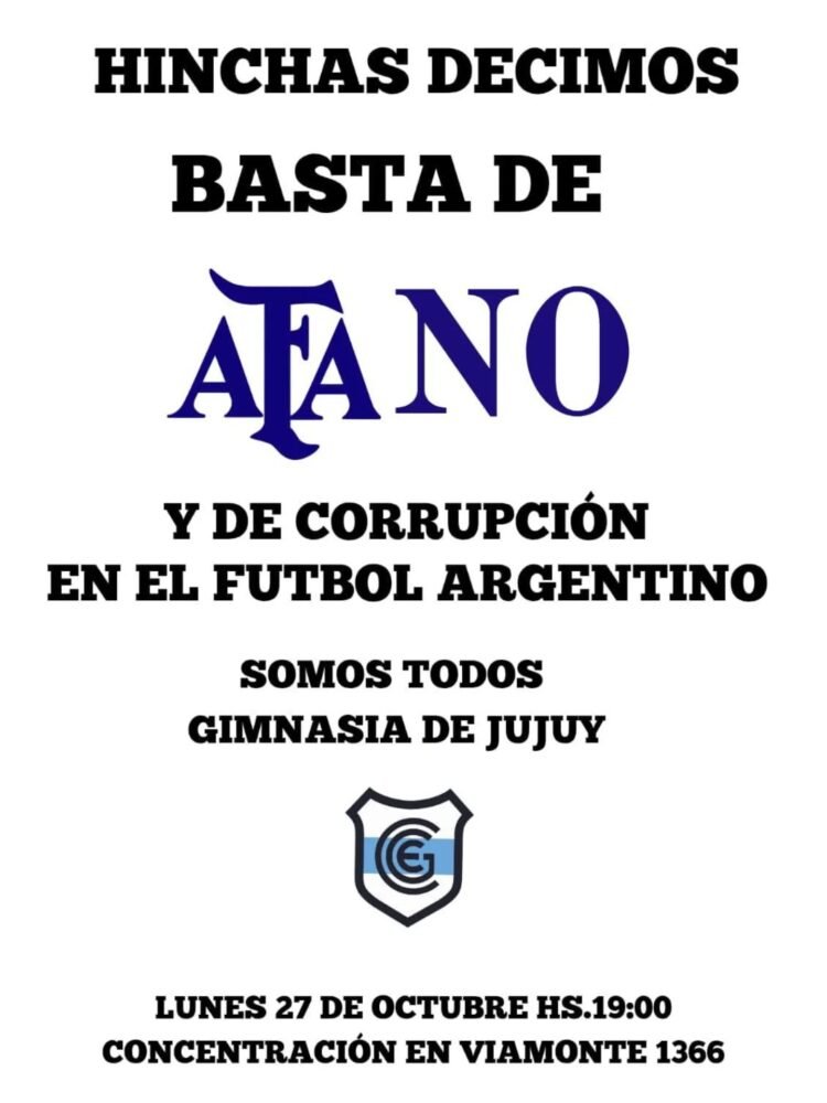 Hinchas del Lobo en Buenos Aires protestarán contra el «AFAno»
