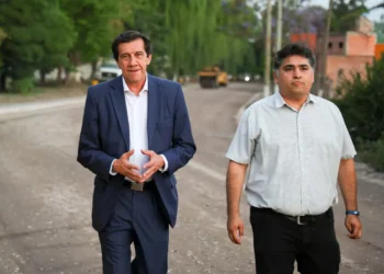 Acá no pasó nada: tras la paliza en las elecciones, Sadir recorrió obras en Monterrico