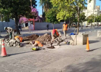 Corte total en calle Belgrano por obras de conexión de servicios
