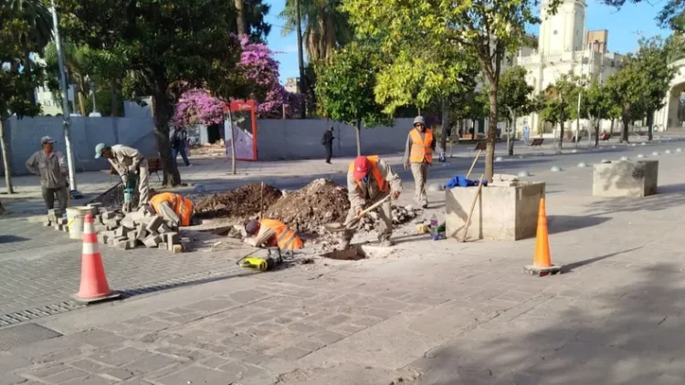 Corte total en calle Belgrano por obras de conexión de servicios