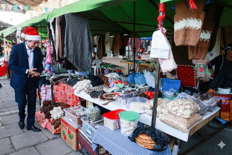 Sadir de paseo: Buscó precios en la Feria Campesina «Pucará»