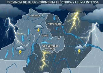 Alerta extendida en Jujuy: Advierten por fuertes tormentas con granizo y ráfagas de viento