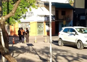 Siniestro vial en pleno centro de Jujuy