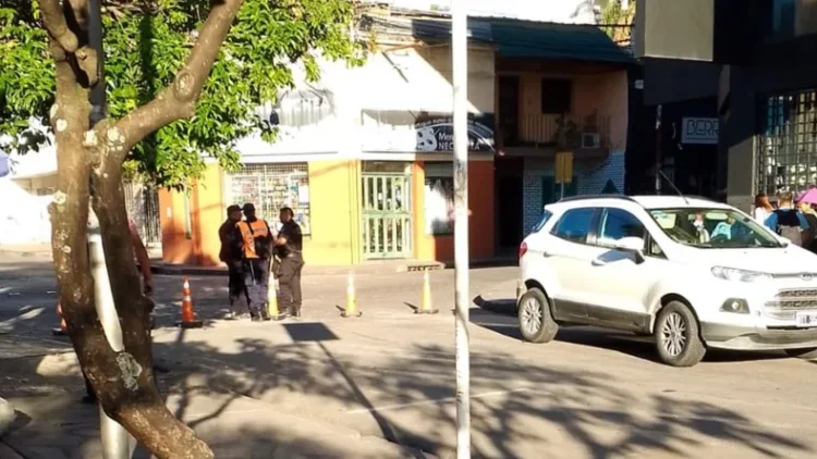 Siniestro vial en pleno centro de Jujuy