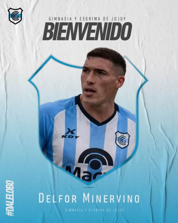 Gimnasia de Jujuy anunció la llegada de su segundo refuerzo: Delfor Minervino
