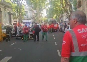 Se cayó el techo de un centro médico: al menos once heridos