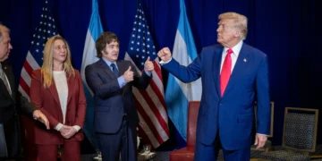 Milei espera un centro de Trump para aumentar exportaciones