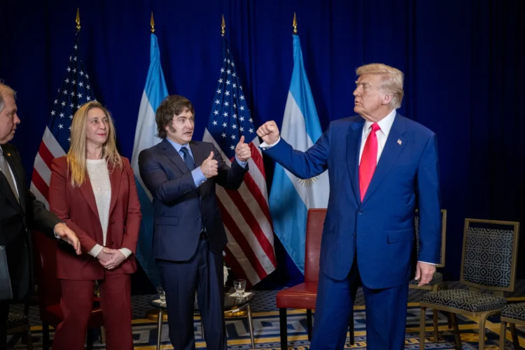 Milei espera un centro de Trump para aumentar exportaciones