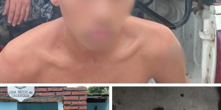 Quiso machetear a un policía y terminó preso