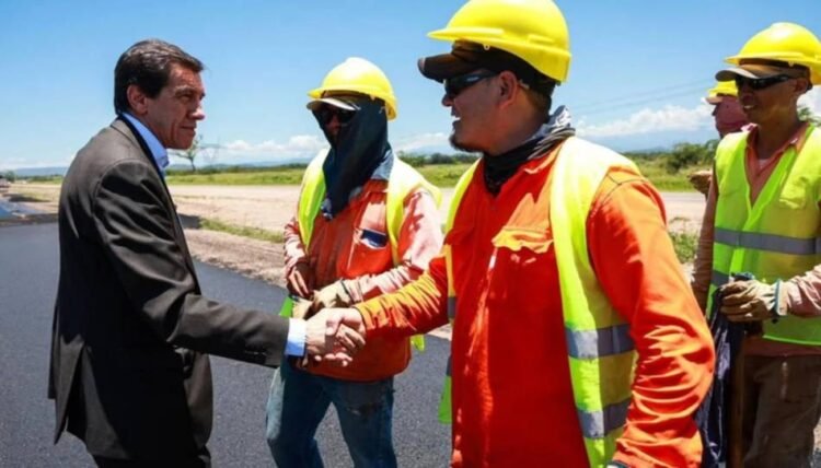 De paseo: Sadir recorrió las obras de la Ruta Nacional 34