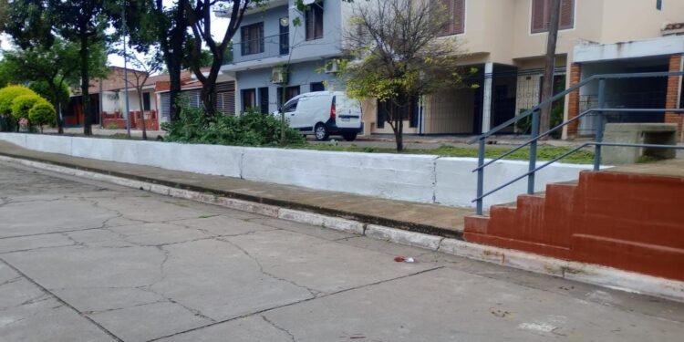 Homenajazo a las mujeres en Libertador: pintaron paredes, escaleras y barandas