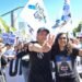 Leila Chaher reapareció lejos de Jujuy y marchó con La Cámpora