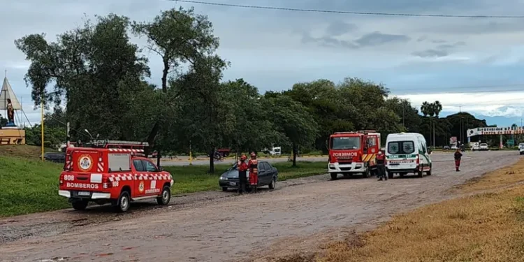 Alerta en Perico: corte total en el acceso por una importante fuga de gas tras el temporal