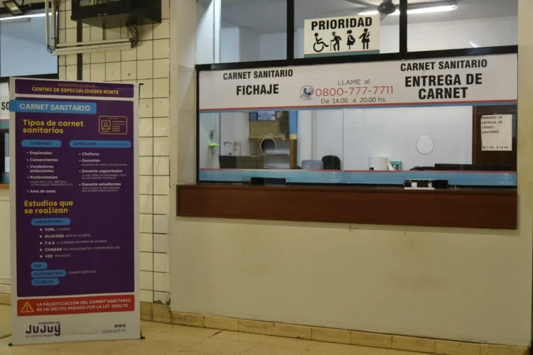Carnet sanitario en Jujuy: recomiendan llamar por la tarde para gestionar turnos