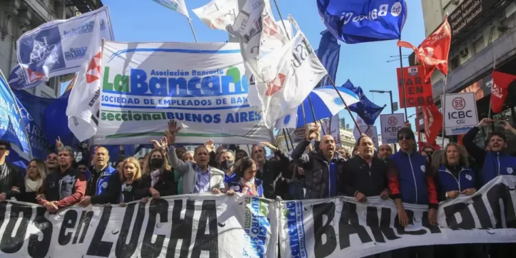 La Bancaria anunció un paro nacional para el próximo lunes 27