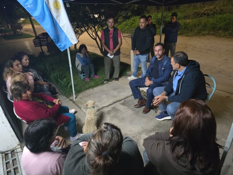 Ezequiel Atauche en Alto Comedero: «La seguridad debe ser una prioridad en Jujuy»