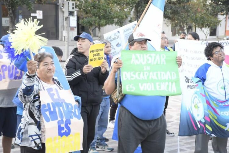 Movilización en Jujuy en defensa de los derechos de las personas con discapacidad