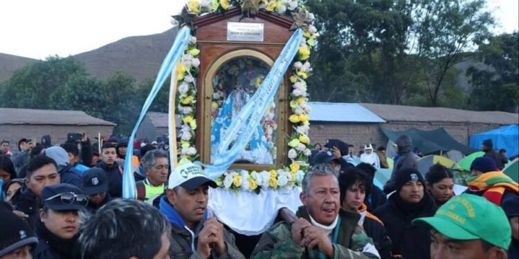 Cronograma del ascenso de la Virgen de Punta Corral a su santuario