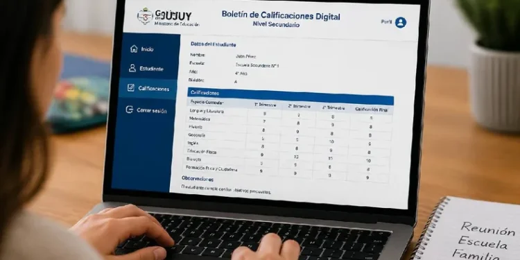 Jujuy implementa el Boletín de Calificaciones Digital para los niveles primario y secundario