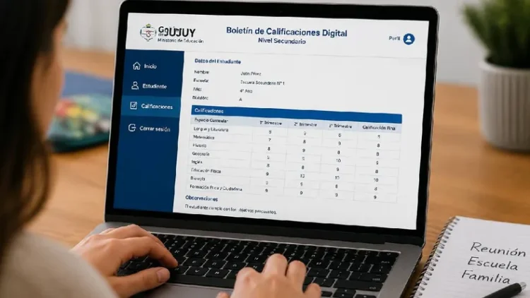 Jujuy implementa el Boletín de Calificaciones Digital para los niveles primario y secundario