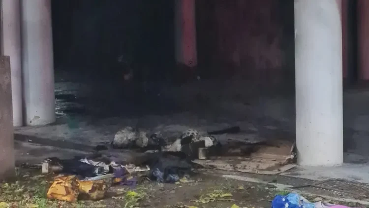Dos detenidos por el incendio en el Estadio Federación de Básquet