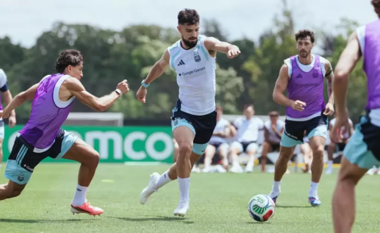 La Selección Argentina continúa sus entrenamientos de cara al duelo con Austria
