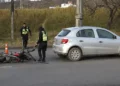 Choque entre una motocicleta y un automóvil en el acceso sur de la capital jujeña