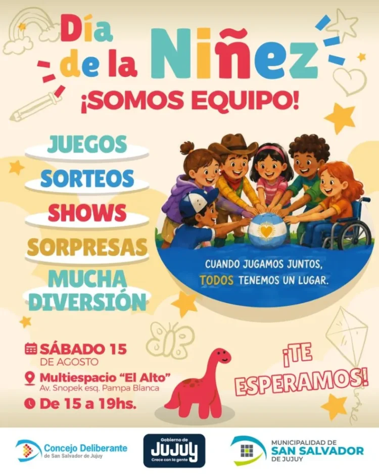 Agendá: Festival gratuito en Alto Comedero por el Día del Niño