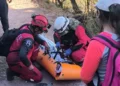 Rescataron y evacuaron a una mujer de 87 años tras una caída en la zona rural de Termas de Reyes