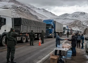 Restringieron el tránsito pesado hacia el Paso de Jama