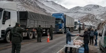 Restringieron el tránsito pesado hacia el Paso de Jama