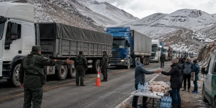 Restringieron el tránsito pesado hacia el Paso de Jama