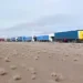 Camioneros varados en el Paso de Jama denuncian desabastecimiento y falta de servicios básicos
