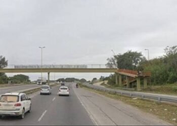 Un hombre fue atropellado en la Ruta 66 tras cruzar fuera de la pasarela