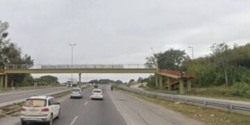 Un hombre fue atropellado en la Ruta 66 tras cruzar fuera de la pasarela