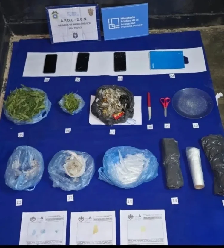 Secuestran droga y detienen a 41 personas tras operativos contra el narcomenudeo en Jujuy