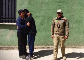 Maximiliano Martínez volvió a La Quiaca junto a su familia