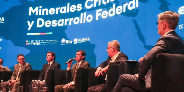 El Gobernador de Jujuy presentó el potencial minero en el Foro PYMES Italia-América Latina