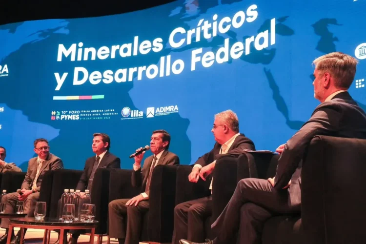 El Gobernador de Jujuy presentó el potencial minero en el Foro PYMES Italia-América Latina